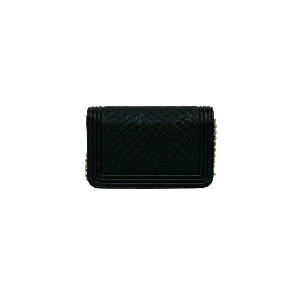 Chanel Boy Wallet On Chain Chevron #251708C28B - Picture 3 of 9
